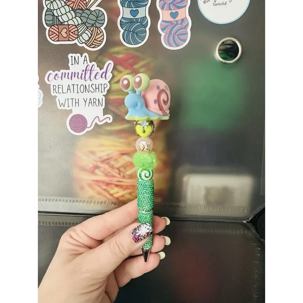 SpongeBob SquarePants Glitter Character Topper Ballpoint Pens Lot - 7 Characters